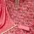 pink organza hand embroidery dress material