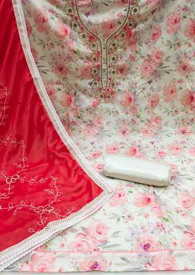 multicolor cotton hand embroidery dress material 2