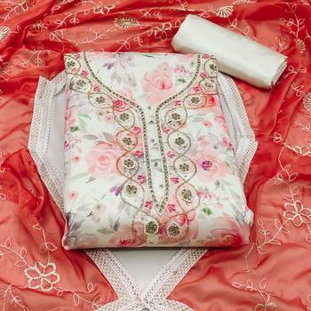 multicolor cotton hand embroidery dress material 3