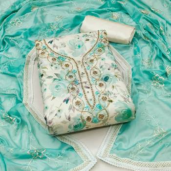 multicolor cotton hand embroidery dress material 1