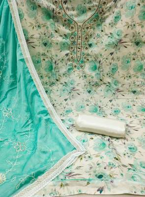 multicolor cotton hand embroidery dress material 2