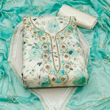 multicolor cotton hand embroidery dress material 3