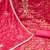 pink organza hand embroidery dress material