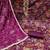 purple organza hand embroidery dress material