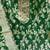 green organza hand embroidery dress material