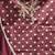 maroon shimmer woven dress material