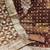 brown shimmer hand embroidery dress material