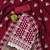 maroon silk blend embroidered dress material