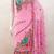 pink georgette embroidered dress material