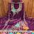 purple georgette embroidered dress material