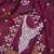 purple organza embroidered dress material