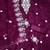 purple organza embroidered dress material