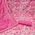 pink cotton embroidered dress material