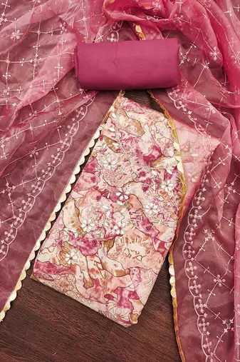 multicolor cotton digital print dress material