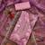 lavender organza sequins dress material