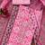 pink organza sequins dress material