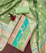 multicolor jacquard woven dress material