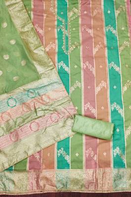 multicolor jacquard woven dress material 2