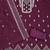 purple cotton embroidered dress material