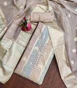 multicolor jacquard woven dress material