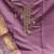 purple silk blend hand embroidery dress material