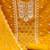 orange chanderi silk embroidered dress material