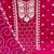 magenta chanderi silk embroidered dress material