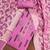 pink chanderi silk woven dress material