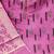 pink chanderi silk woven dress material
