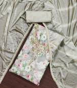 multicolor cotton hand embroidery dress material