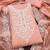 peach cotton embroidered dress material