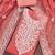 peach cotton embroidered dress material