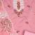 pink cotton embroidered dress material