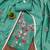 sea green cotton embroidered dress material