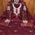maroon cotton embroidered dress material