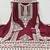 maroon georgette embroidered dress material
