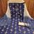 navy blue cotton printed dress material