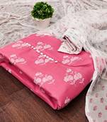 pink cotton printed dress material