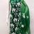 green organza embroidered dress material