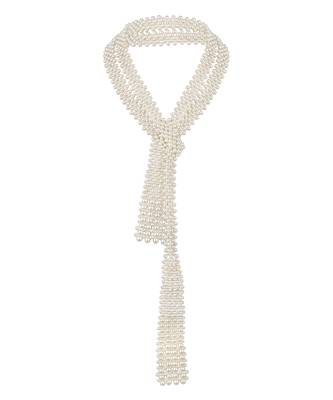 Gold plated kundan pearl necklace 3