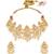 Gold plated Temple necklace set