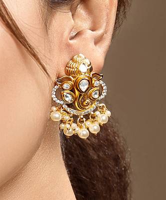 Gold plated Temple necklace set 4