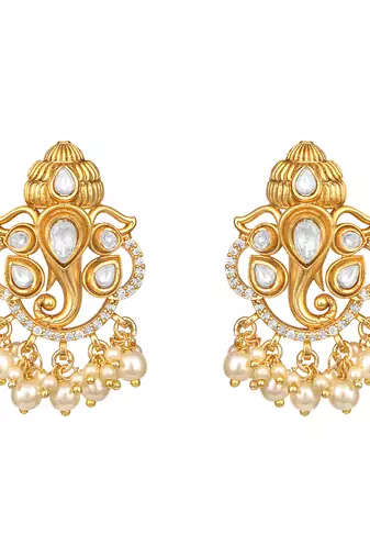 Gold plated Temple necklace set