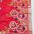 rani pink silk blend paithani saree with woven banarasi