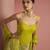 lime green crepe sharara set