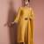 mustard yellow opara silk kurta set 