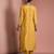 mustard yellow opara silk kurta set 