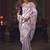 Lavender zari woven silk blend embroidered saree for wedding wear