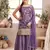 Purple Shimmer readymade Sharara Suit For Kids Girls