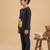Boys cotton navy blue best friends cuddle printed nightsuit
